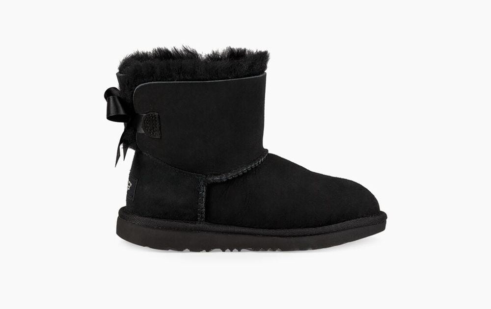 Ugg Boots Canada - Ugg Kids' Mini Bailey Bow Ii Black